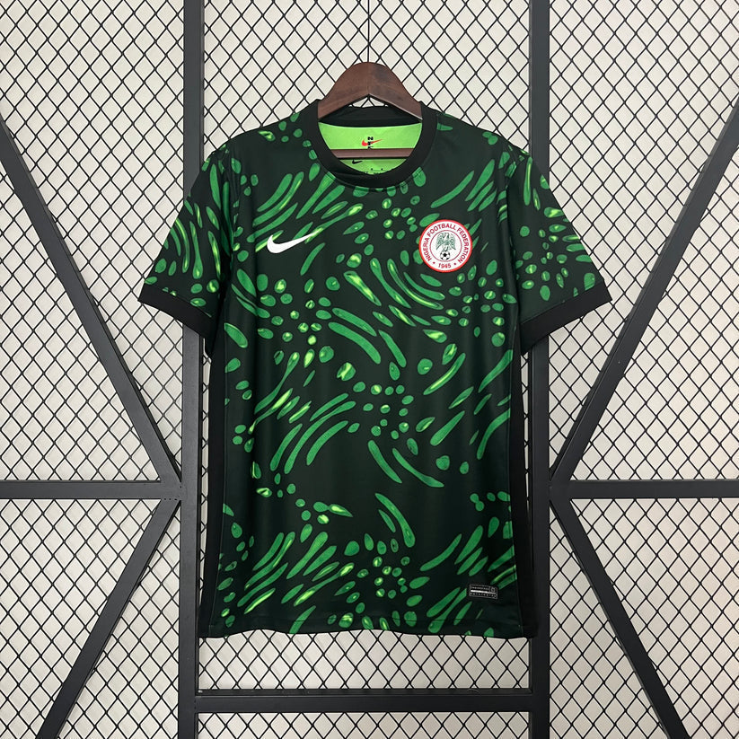 Camiseta Nigeria verde/negra 2024