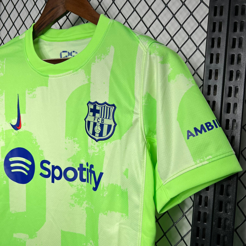 Camiseta Barcelona verde alternativo 2024/25