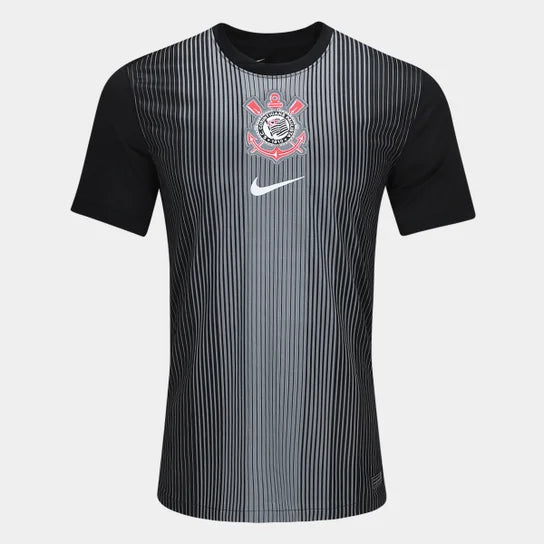Camiseta Corinthians portero - negra y gris 2025/26