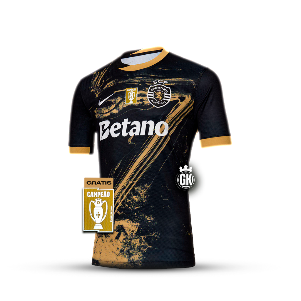 Camiseta especial negra y dorada “7” Ronaldo tercera equipación 2024/25