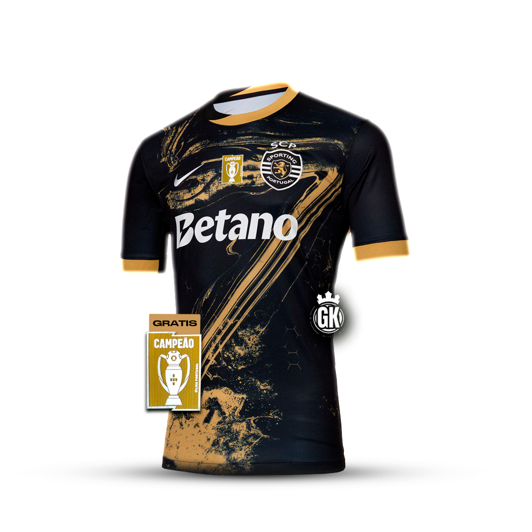 Camiseta especial negra y dorada “7” Ronaldo tercera equipación 2024/25