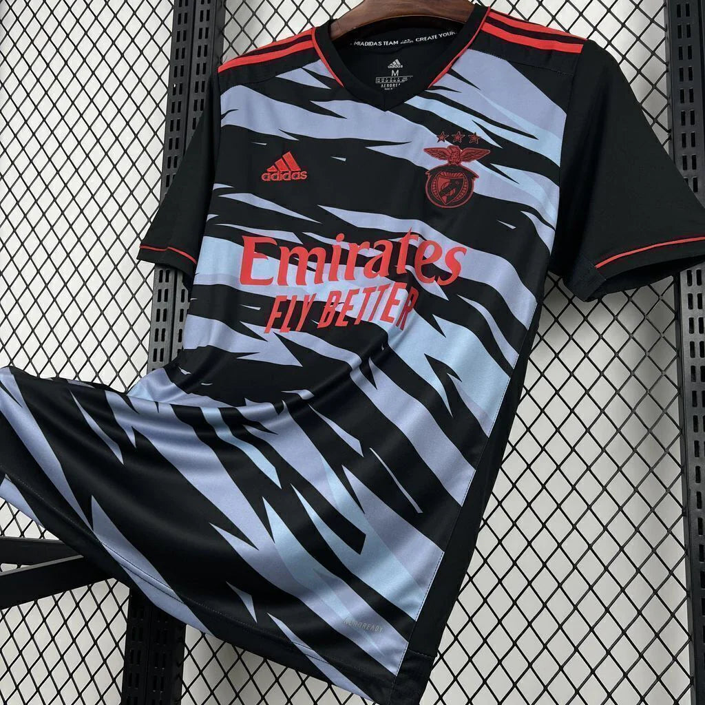 Camiseta S L B retro tercera GRIS y NEGRA 2021/22