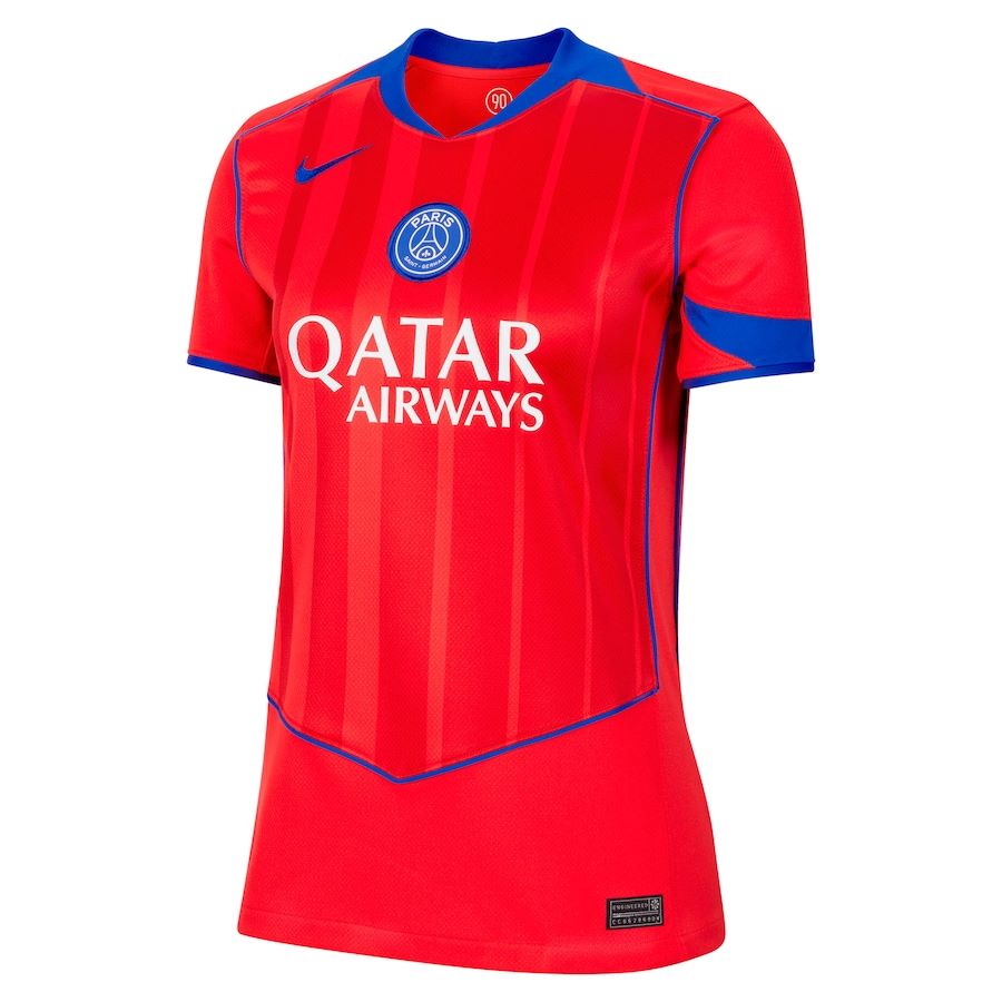 Camiseta PSG tercera FEMENINA 2025/26 naranja TOTAL 90