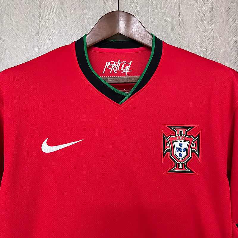 Camiseta Portugal roja local Euro 2024