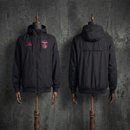 Chaqueta negro 2026/27 cortavientos cremallera completa