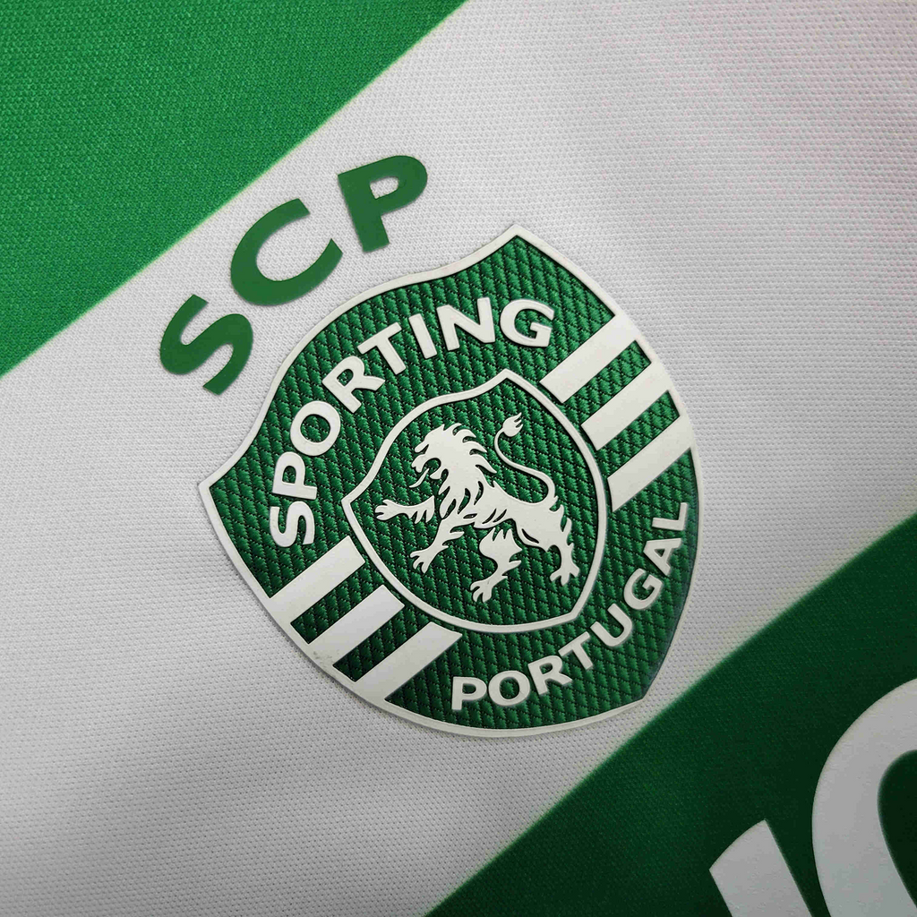 Camiseta principal verde y blanca 2023/24