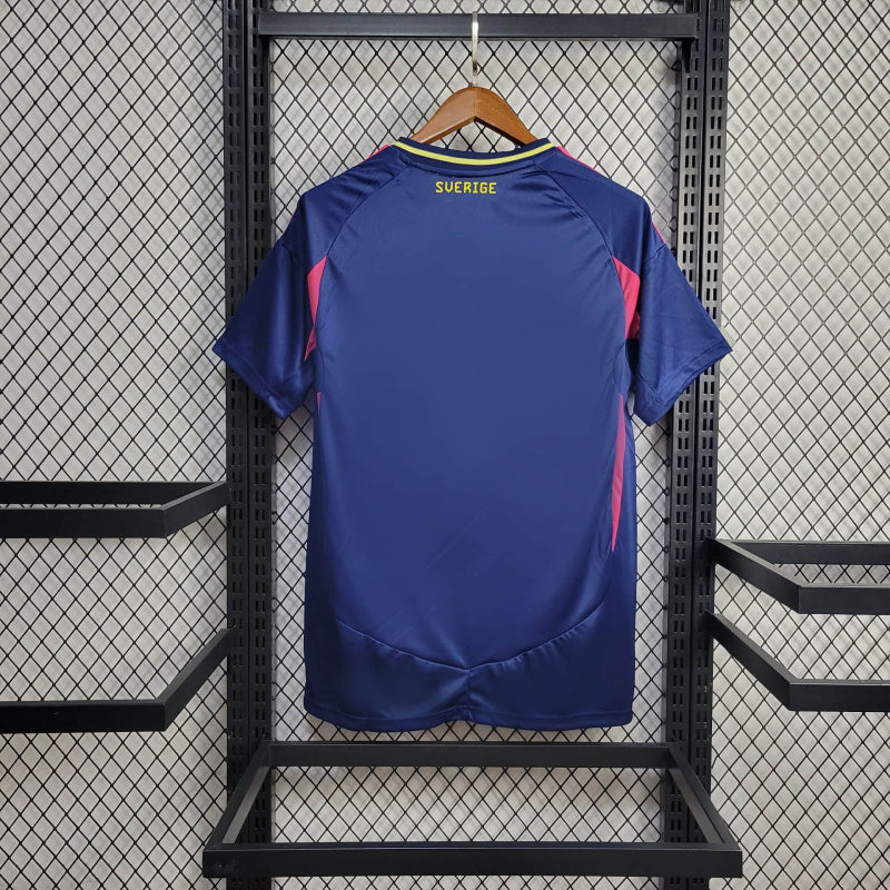 Camiseta Suecia azul Away Euro 2024/25