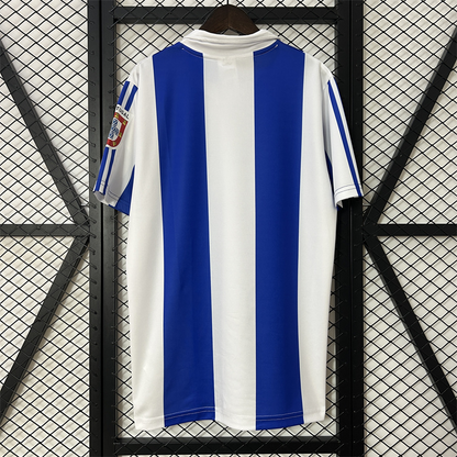 Camiseta retro 1986/87 - azul y blanca