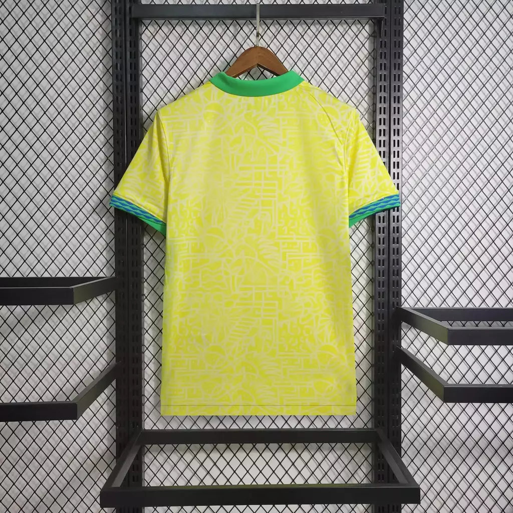 Camiseta Brasil Amarilla Local Copa del Mundo 2022