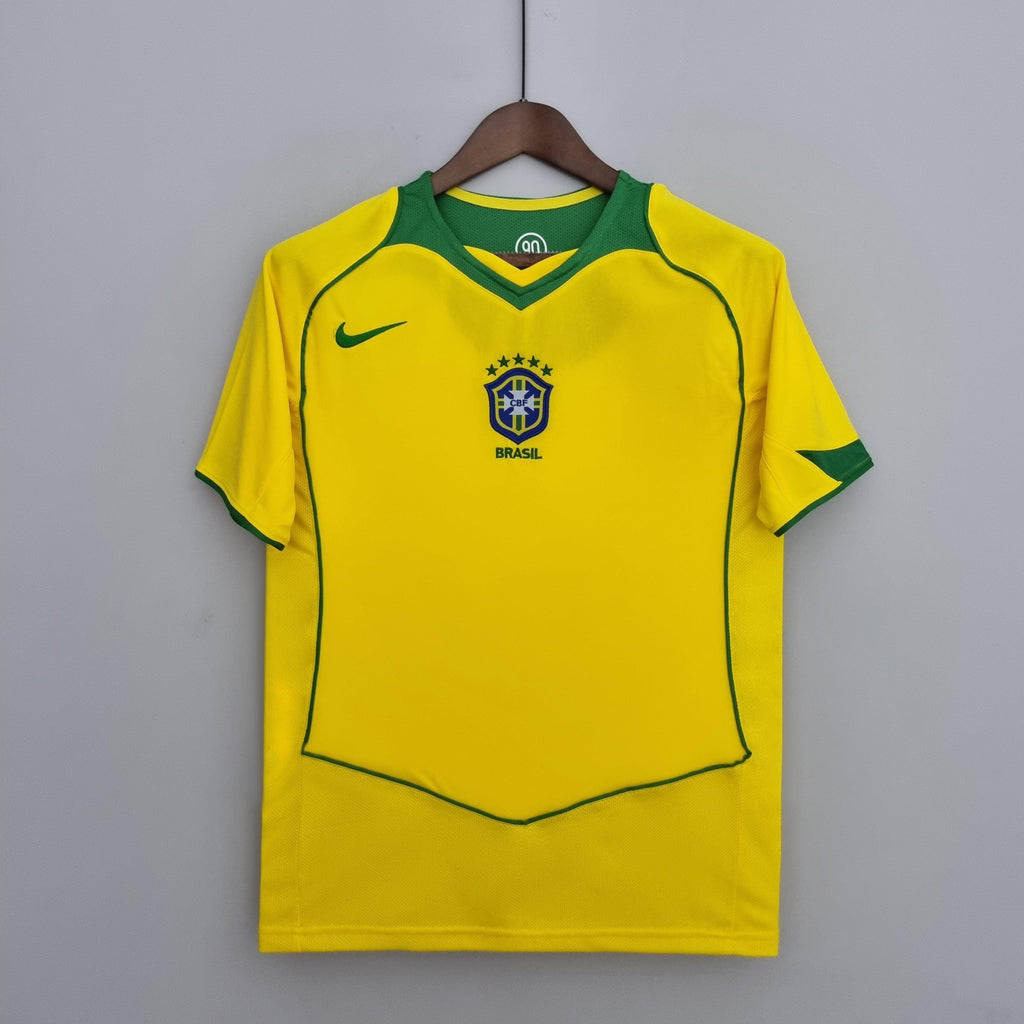 Camiseta Retro Selección Brasil 2004/06 Local