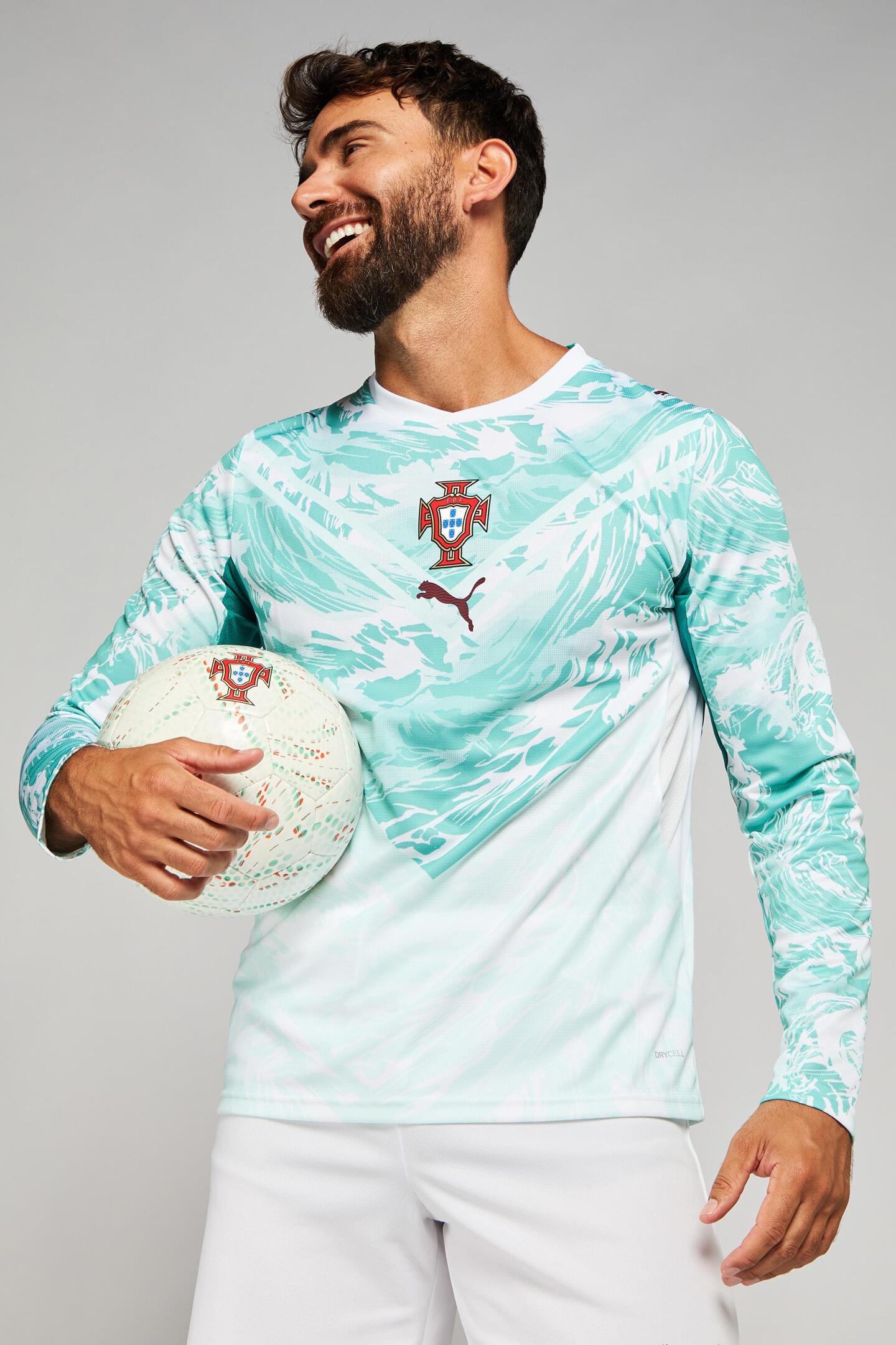 Camiseta Selección de Portugal MANGA LARGA alternativa azul copa del mundo 2026