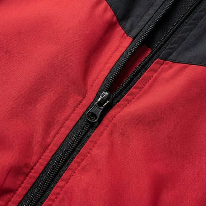 Chaqueta rojo y negro 2026/27 cortavientos cremallera completa