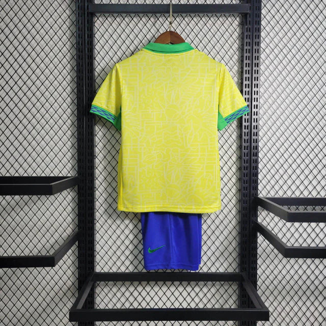 Conjunto infantil Selección Brasileira amarillo 2024/25 Local