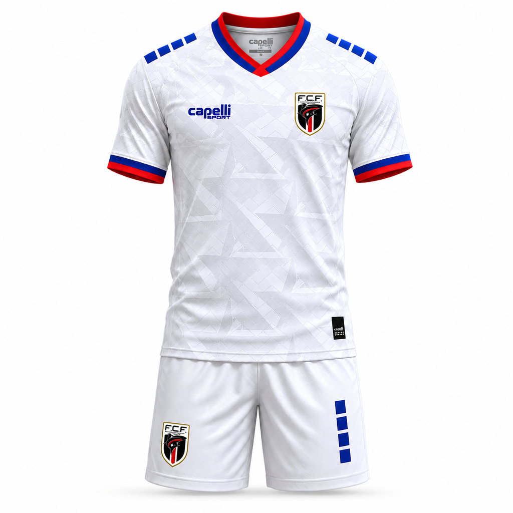 Conjunto Infantil Cabo Verde alternativa Copa del Mundo 2026 - blanca