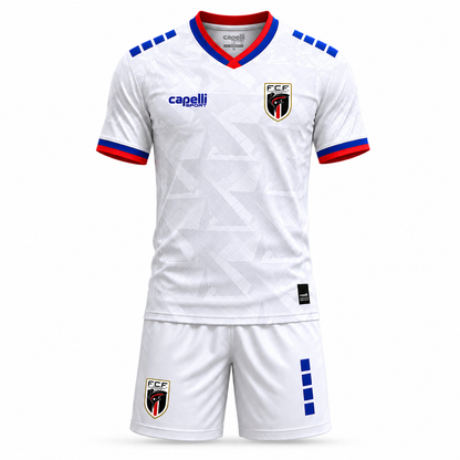 Conjunto Infantil Cabo Verde alternativa Copa del mundo 2026 - blanca
