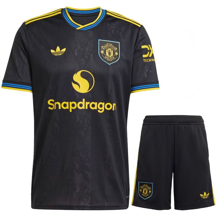 Conjunto Infantil Manchester United tercera equipación 2025/26