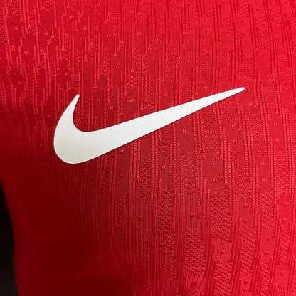 Camiseta Portugal Roja Home Euro 2024 Player