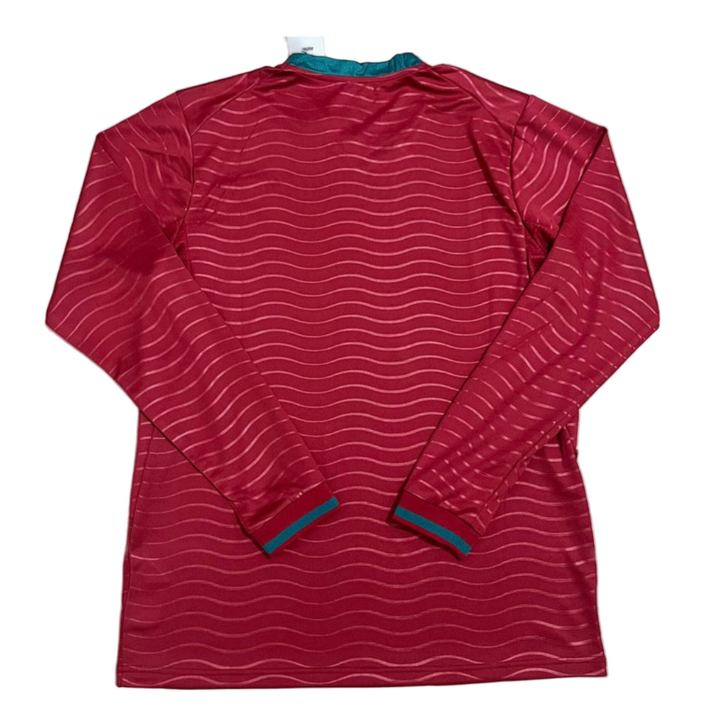 Camiseta Selección de Portugal MANGA LARGA principal copa del mundo 2026 roja