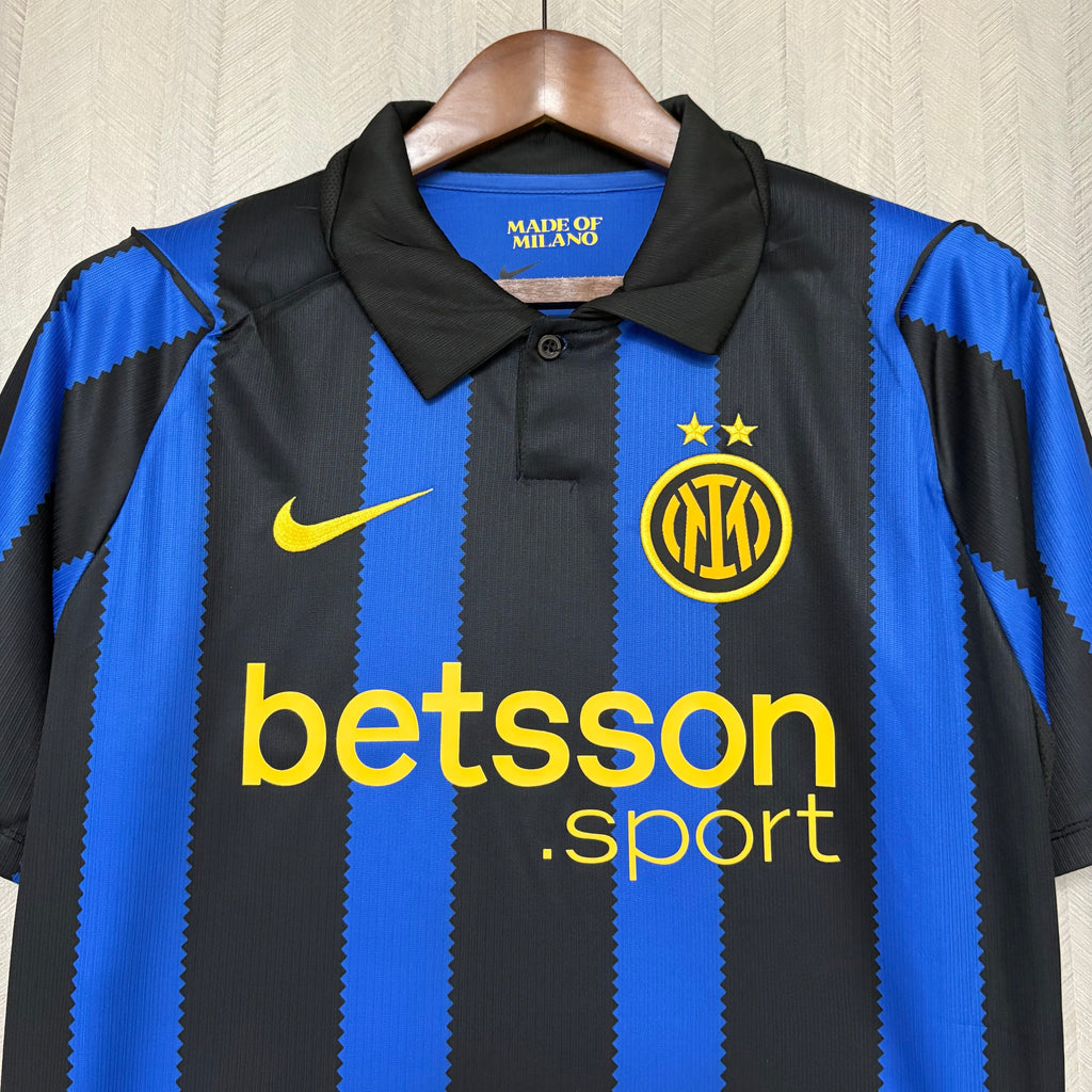 Camiseta Inter de Milán local azul y negra 2026/27