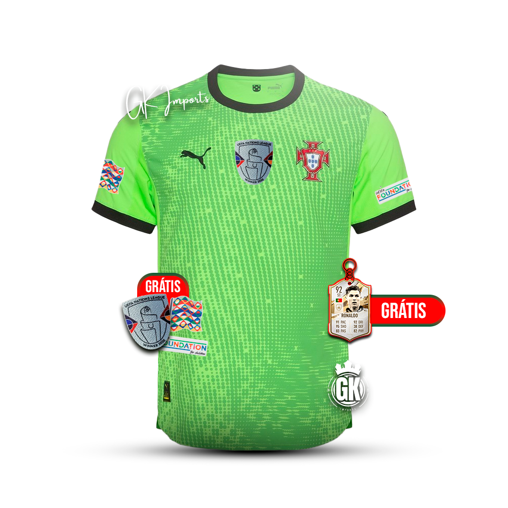 Camiseta Selección Portugal portero verde 2025