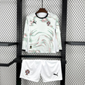 Conjunto infantil MANGA COMPRIDA Selección de Portugal blanco alternativo 2025