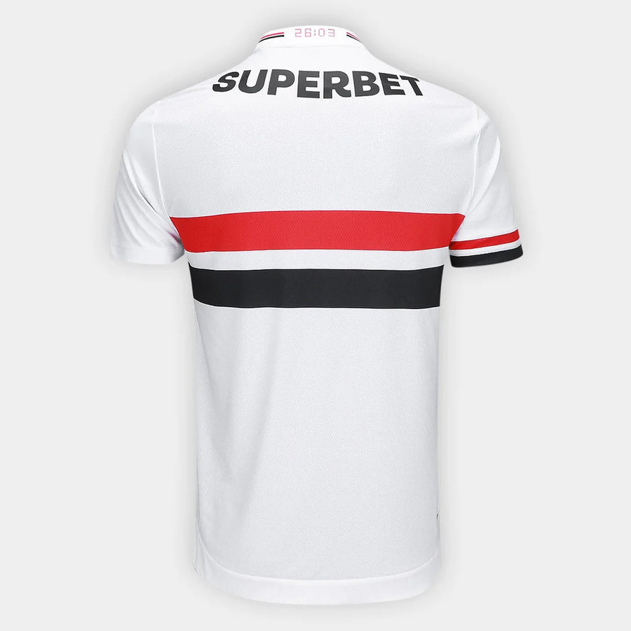 Camiseta São Paulo blanca Home 2025/26