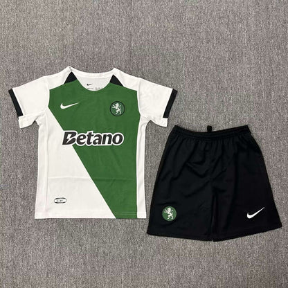 Conjunto infantil STROMP verde/blanca 2024/25