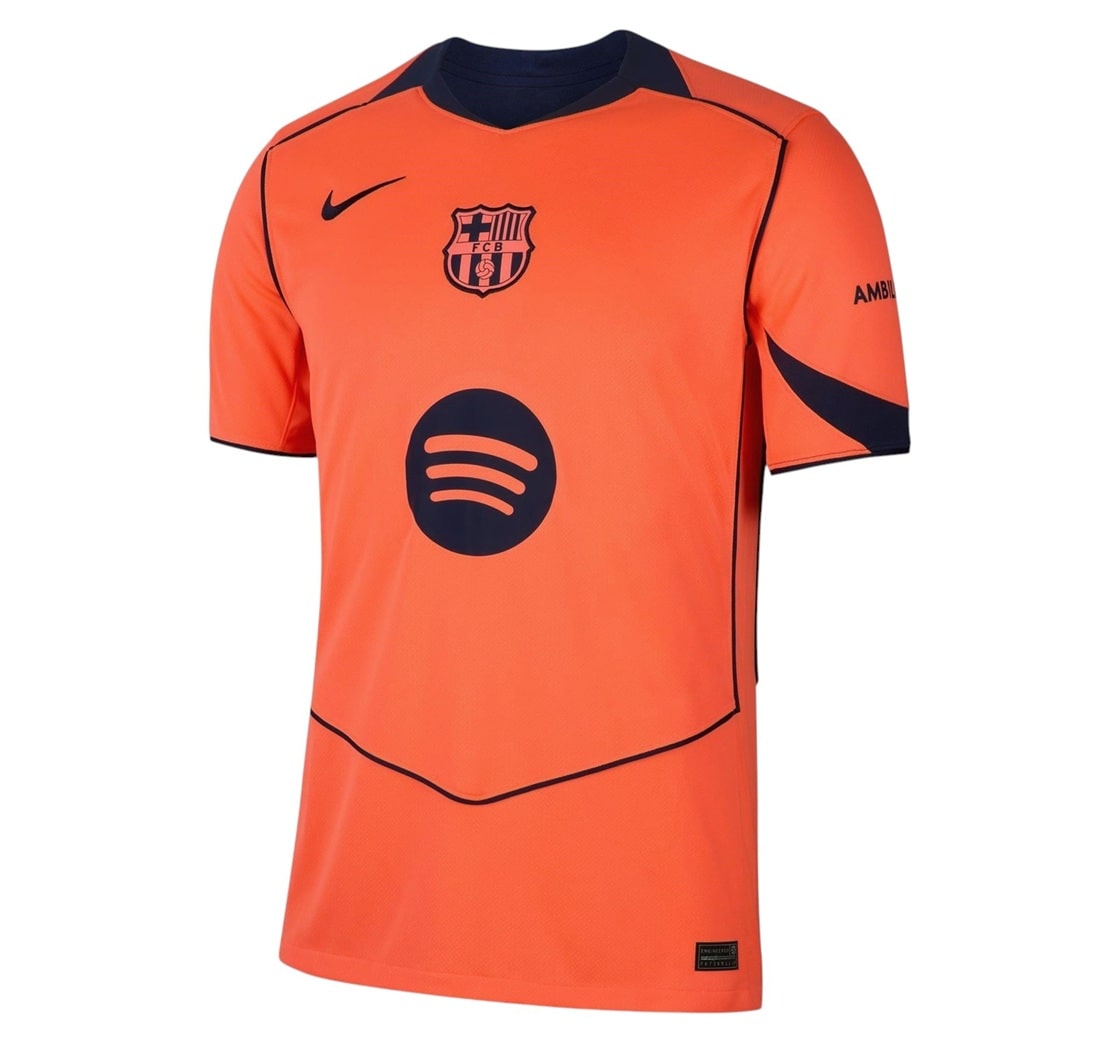 Camiseta FC Barcelona tercera naranja 2025/26 - TOTAL 90