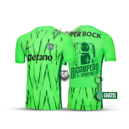 Camiseta BICAMPEÓN verve limão 2024/25
