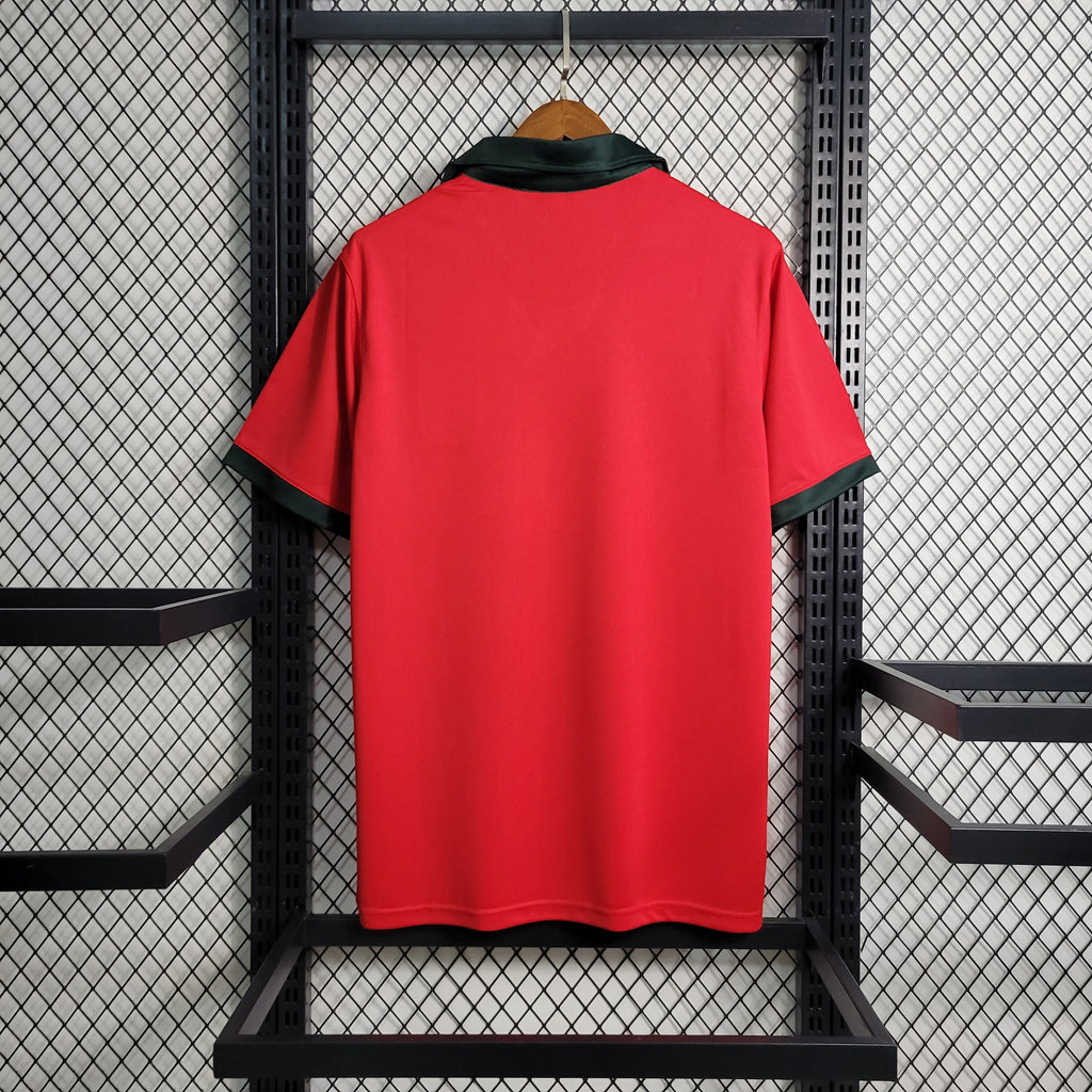 Camiseta Portugal retro roja 1972