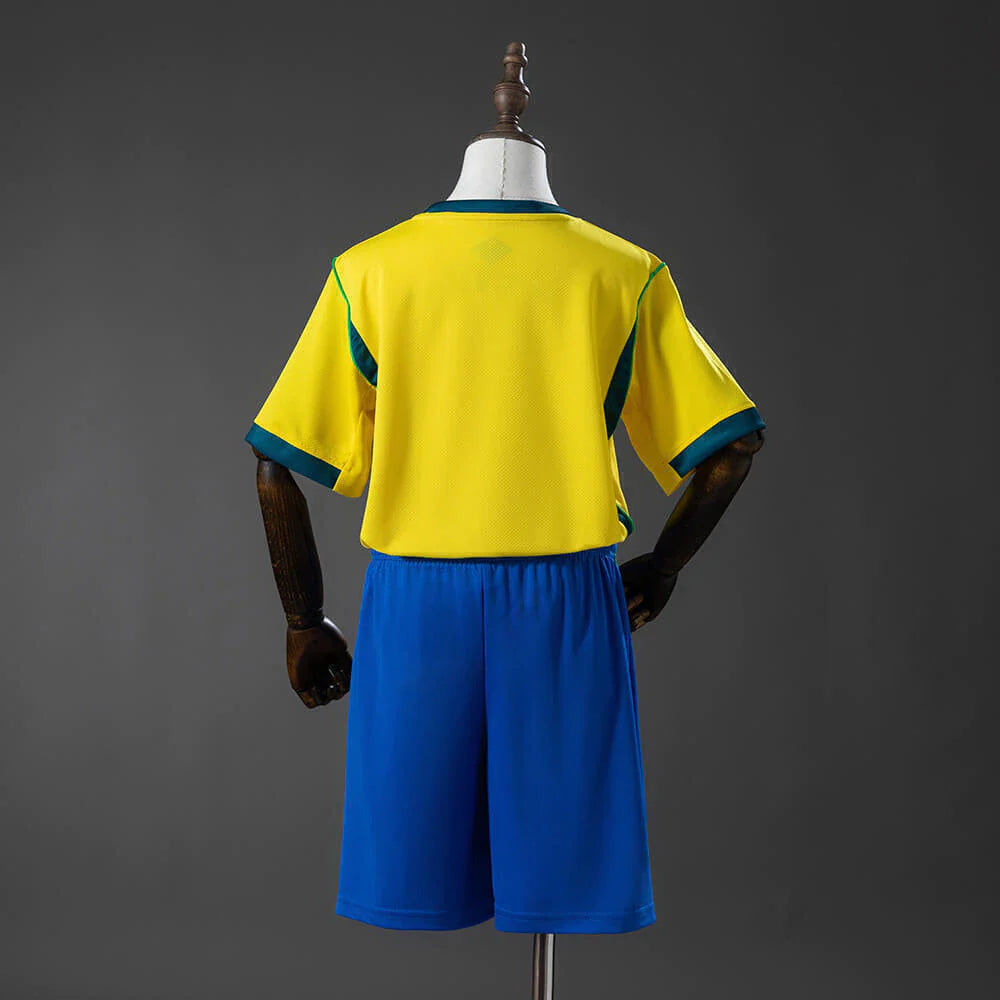 Conjunto Infantil Brasil principal Copa del Mundo 2026 - amarilla