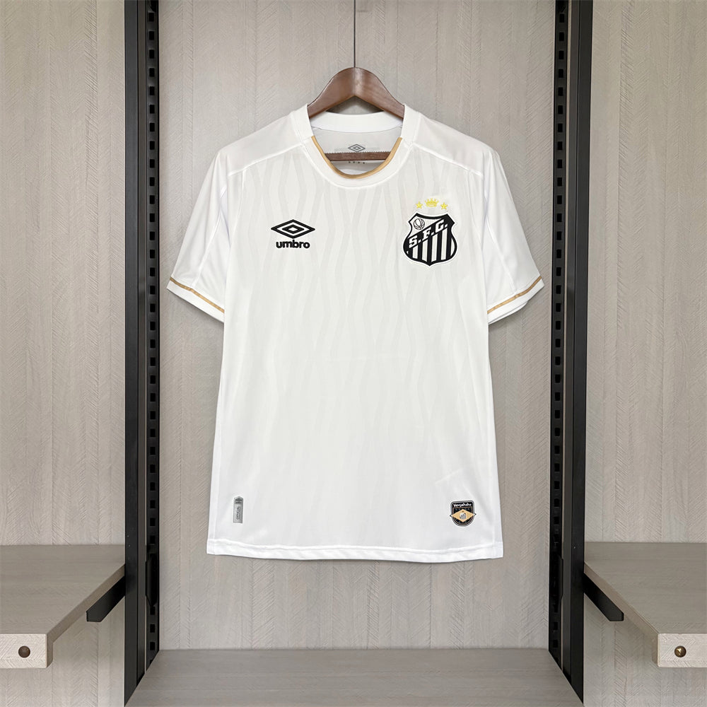 Camiseta Santos home 2026 blanca