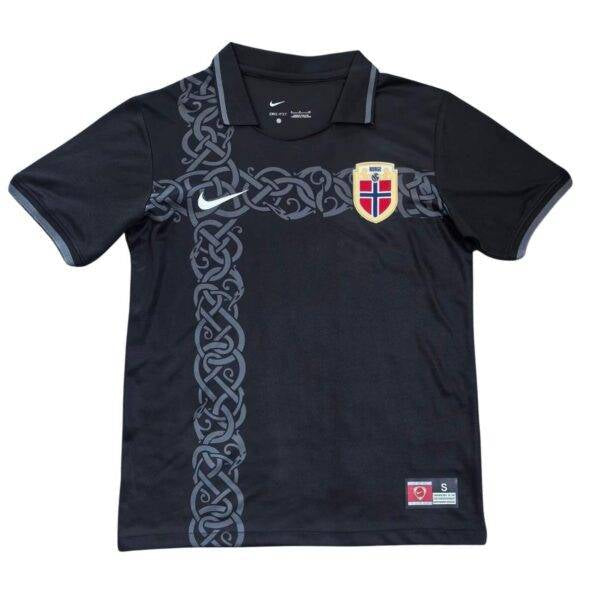 Camiseta Selección de Noruega alternativa negra - Copa del Mundo 2026