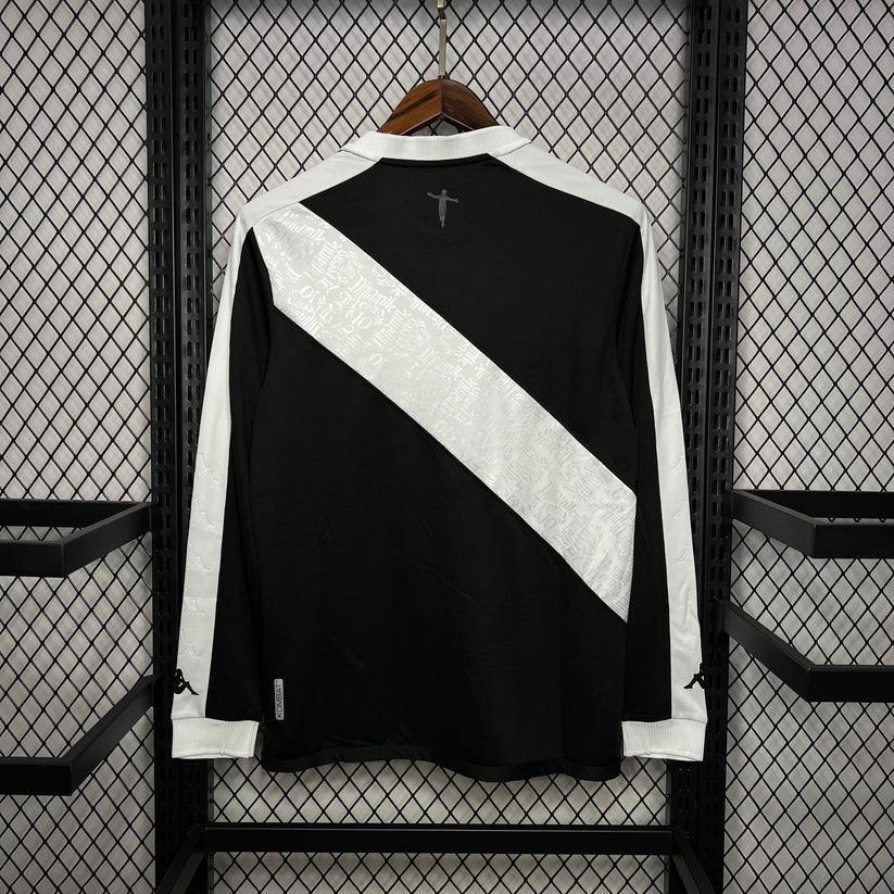Camiseta Vasco da Gama negra Home 2024/25 - MANGA LARGA