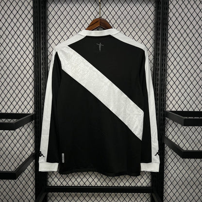 Camiseta Vasco da Gama negra Home 2024/25 - MANGA LARGA