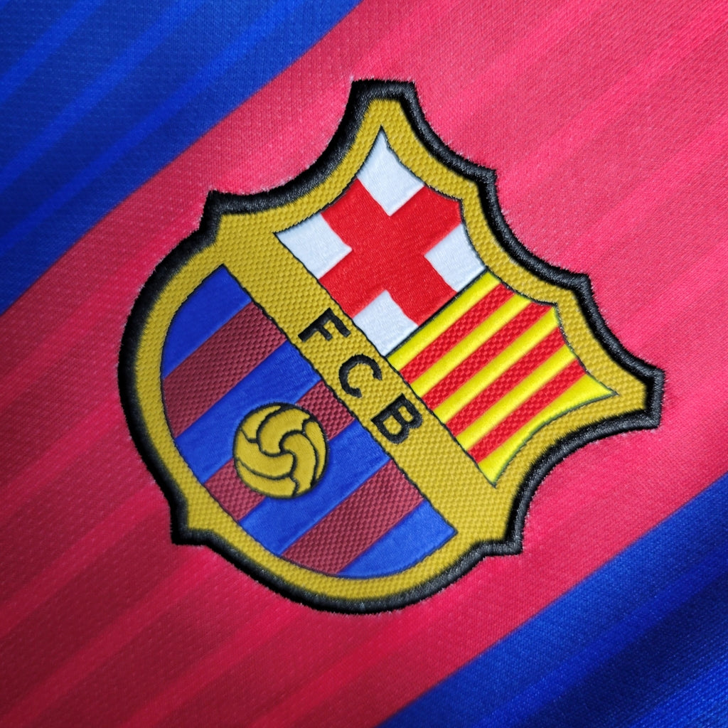 Camisa Barcelona Local Retro 16/17 - Roja y Azul