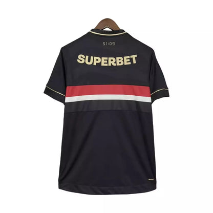 Camiseta São Paulo alternativa negra  2025/26