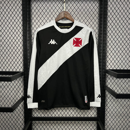 Camiseta Vasco da Gama negra Home 2024/25 - MANGA LARGA