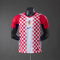 Camiseta Croacia principal copa del mundo 2026 blanca/roja - PLAYER