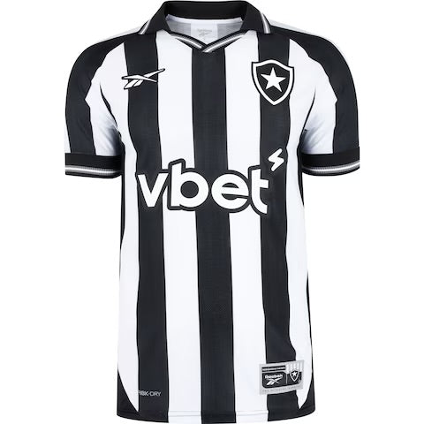 Camiseta Botafogo 2026 principal blanca/negra