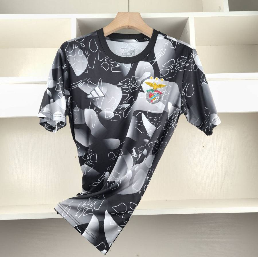 Camiseta pre-partido gris/negro 2024/25