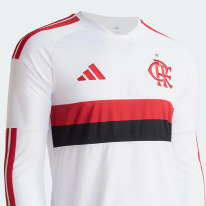 Camiseta Manga larga Flamengo Away 2026/27 blanca