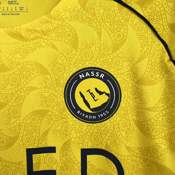 Camiseta Al Nassr amarilla home 2025/26