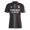 Camiseta S L B retro alternativa negra 2023/24