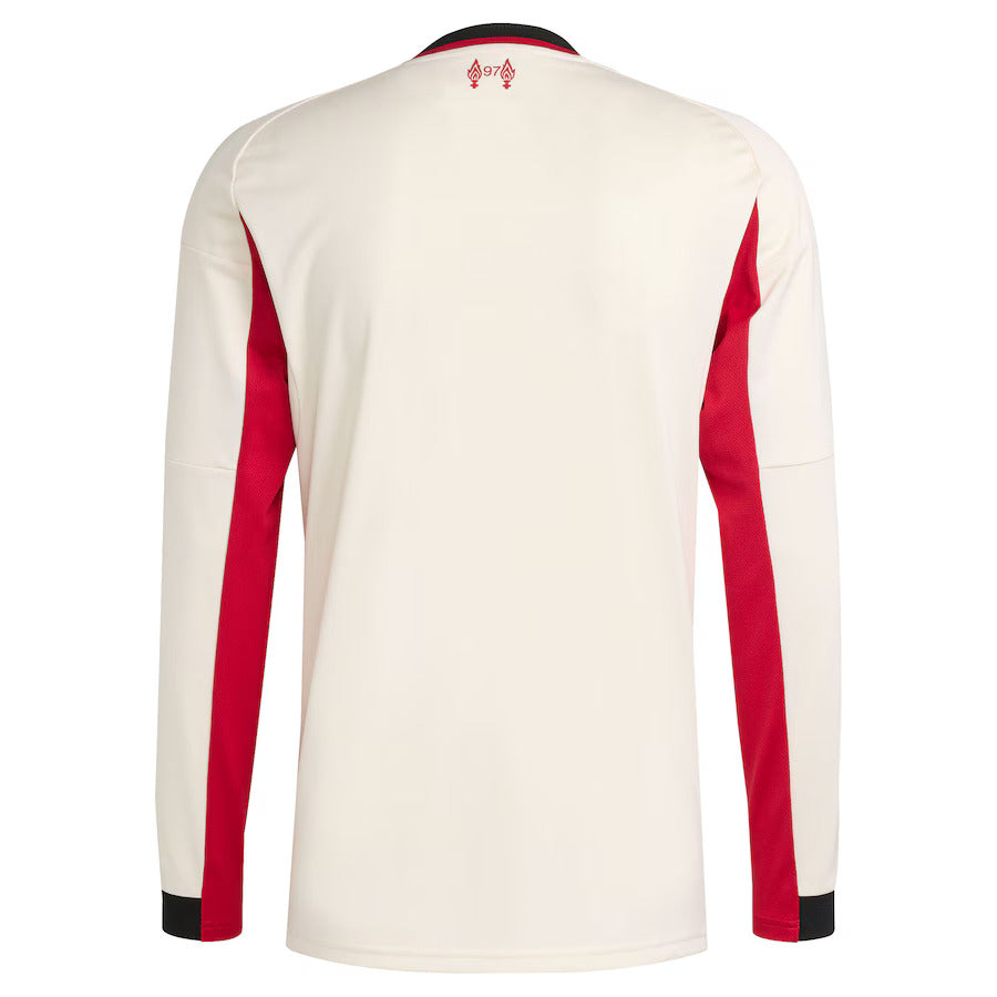 Camiseta Liverpool alternativa blanca 2025/26 - MANGA LARGA