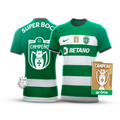 Camiseta principal verde/blanca CAMPEÓN NACIONAL + BADGE CAMPEÓN 2023/24