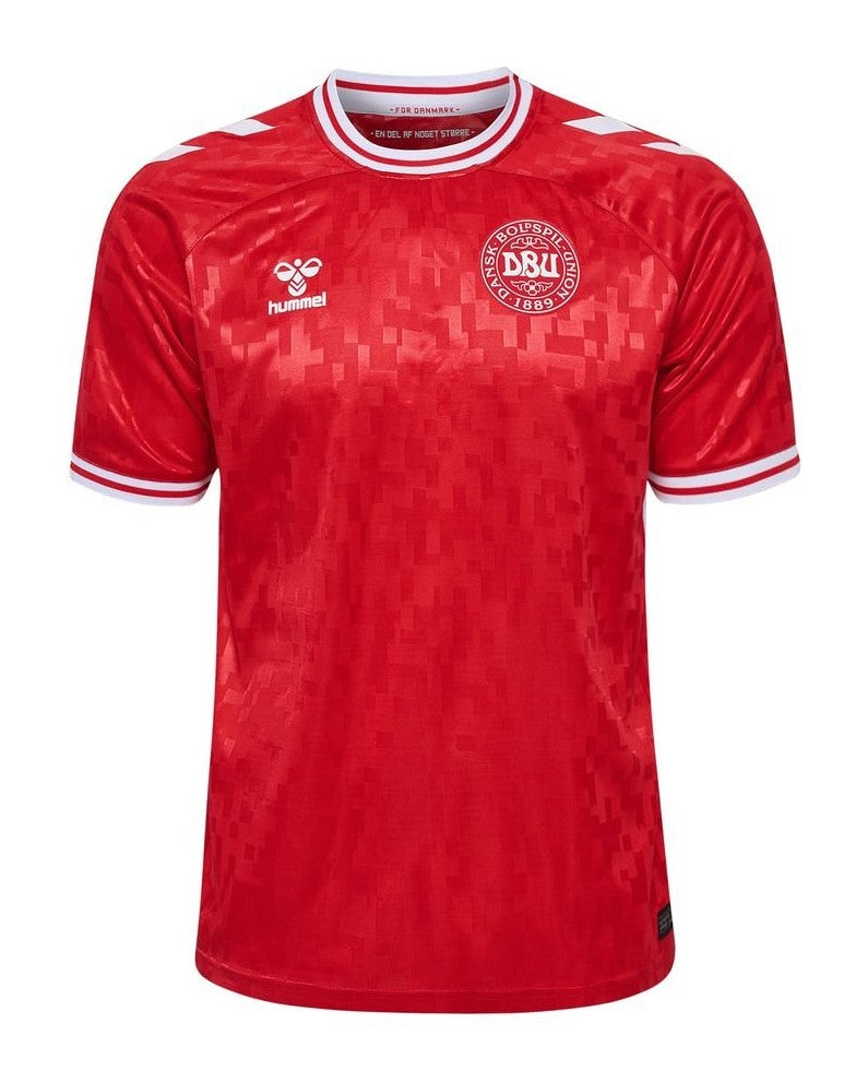 Camiseta Dinamarca roja Euro 2024