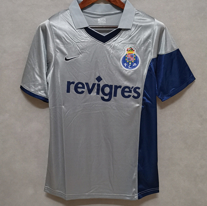 Camiseta retro 2001/02 - gris/azul