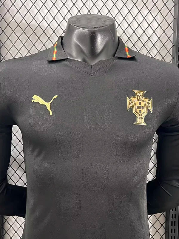 Camiseta Selección de Portugal MANGA LARGA edición especial pantera negra EUSÉBIO 2026/27 PLAYER - AUTHENTIC