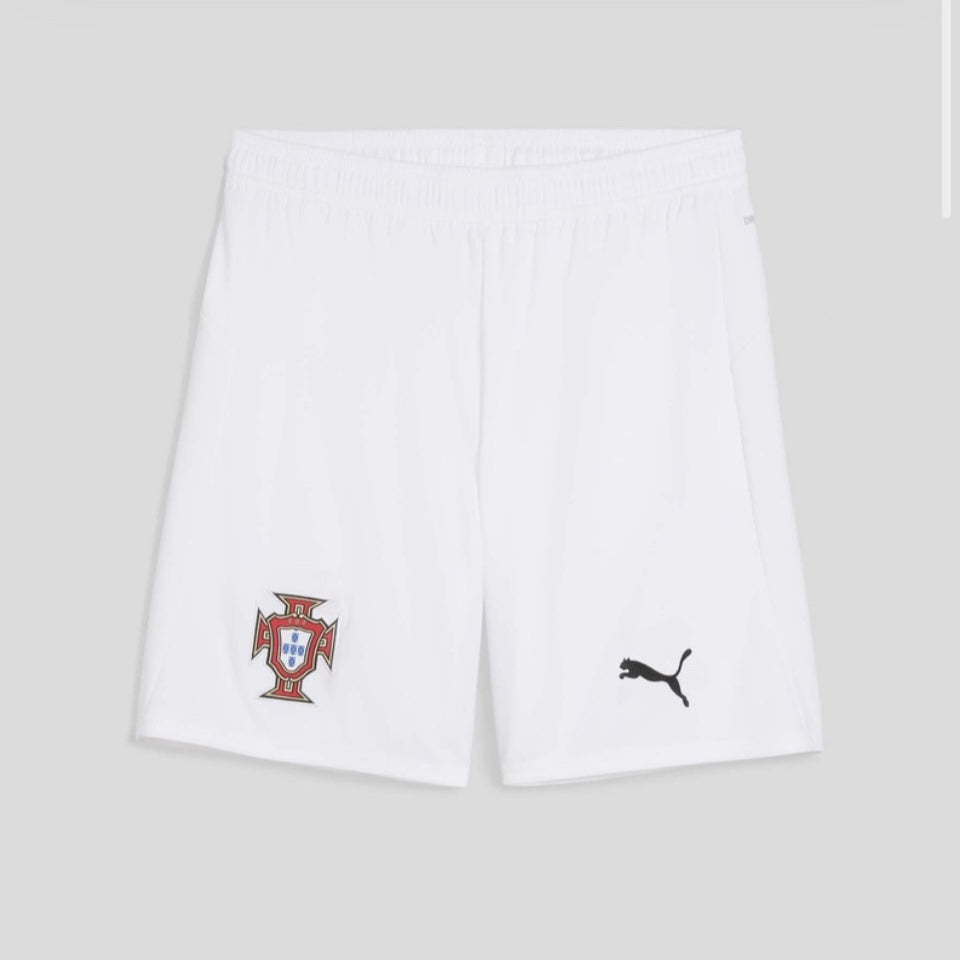 Pantalón corto adulto Selección de Portugal blanco visitante 2025